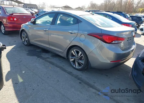 2014 Hyundai Elantra Limited из США, поврежденный, VIN KMHDH4AE6EU060744